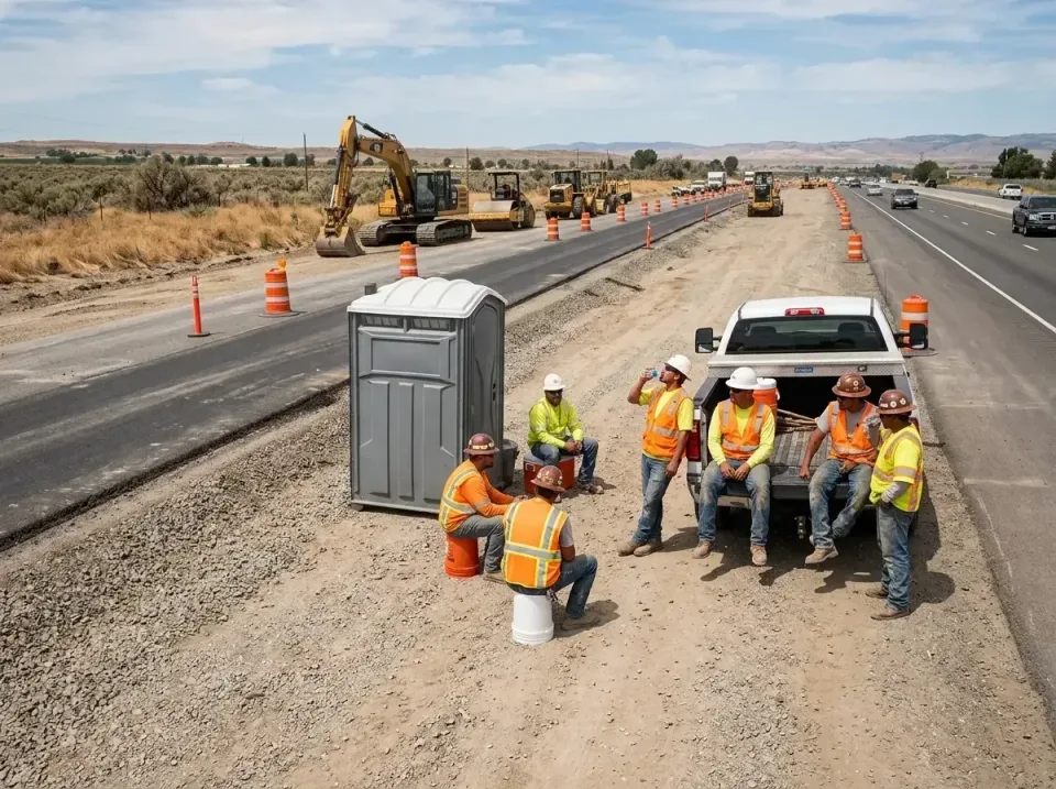highway-road-construction-crew-007 — frequently asked questions, Porta Potty and Restroom Rentals in Caledonia, WI